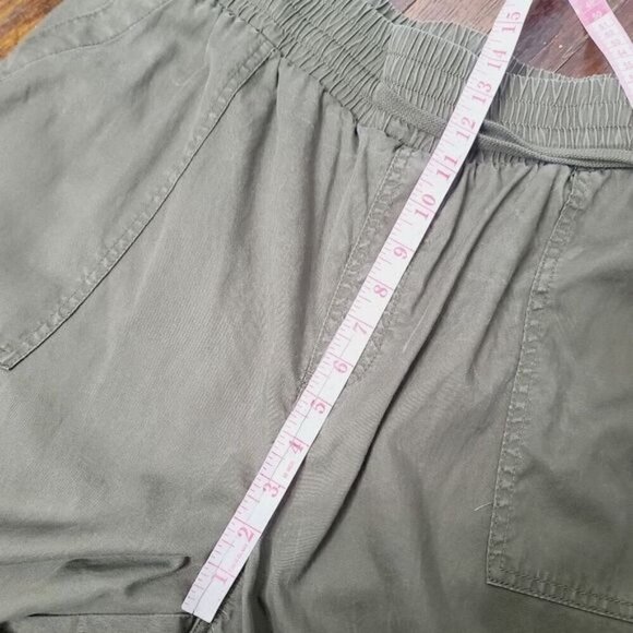 Army Green Cargo Pant Jogger Ankle Length A New Day XL - Picture 10 of 11